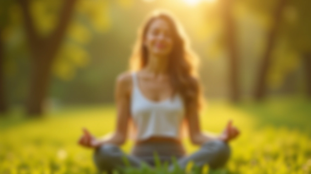 Femme pratiquant le yoga et la méditation en posture de lotus dans la nature